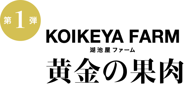 KOIKEYA FARM 湖池屋ファーム 黄金の果肉