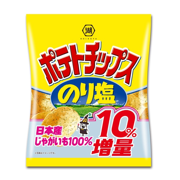 【10％増量】ポテトチップス　のり塩