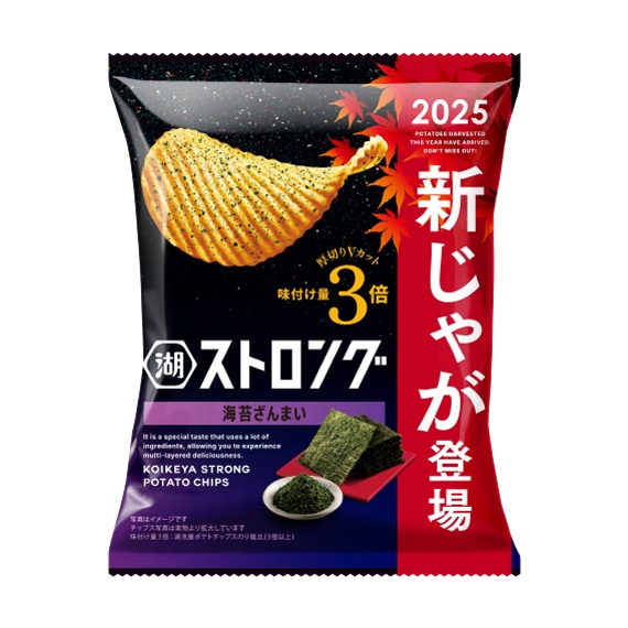 （新じゃがパッケージ）湖池屋ストロング　海苔ざんまい