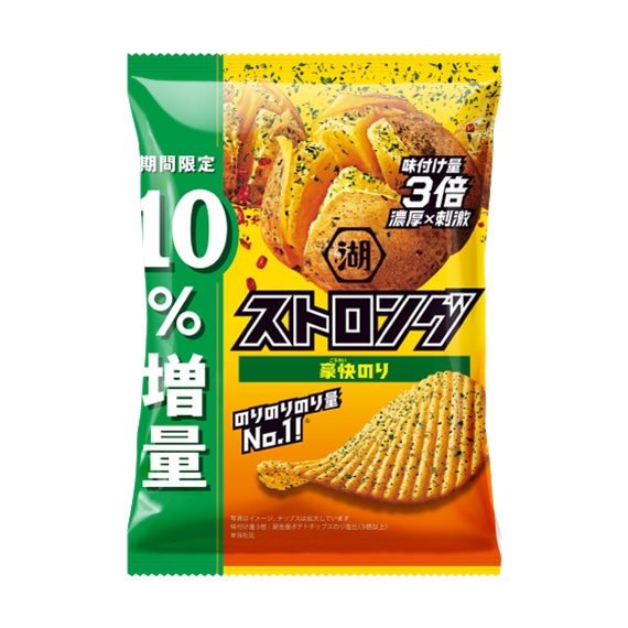 湖池屋ストロング 豪快のり（10%増量）