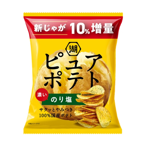 （10％増量）ピュアポテト　濃いのり塩