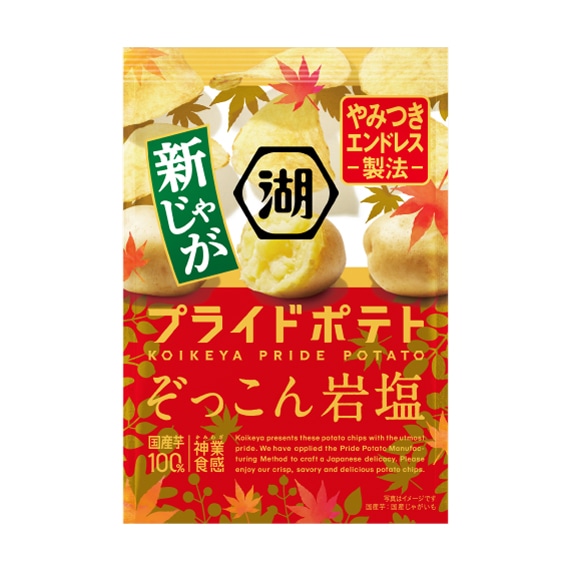 (新じゃがパッケージ)湖池屋プライドポテト ぞっこん岩塩