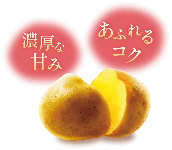 ながさき黄金は濃厚な甘味とあふれるコクが特徴のじゃがいも
